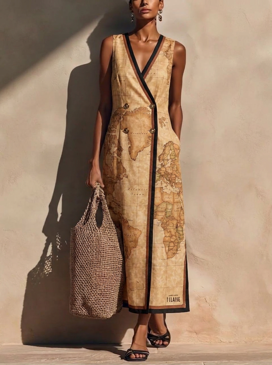 Sole | Vestito "I Classe" con  bottoni frontali e tasche laterali