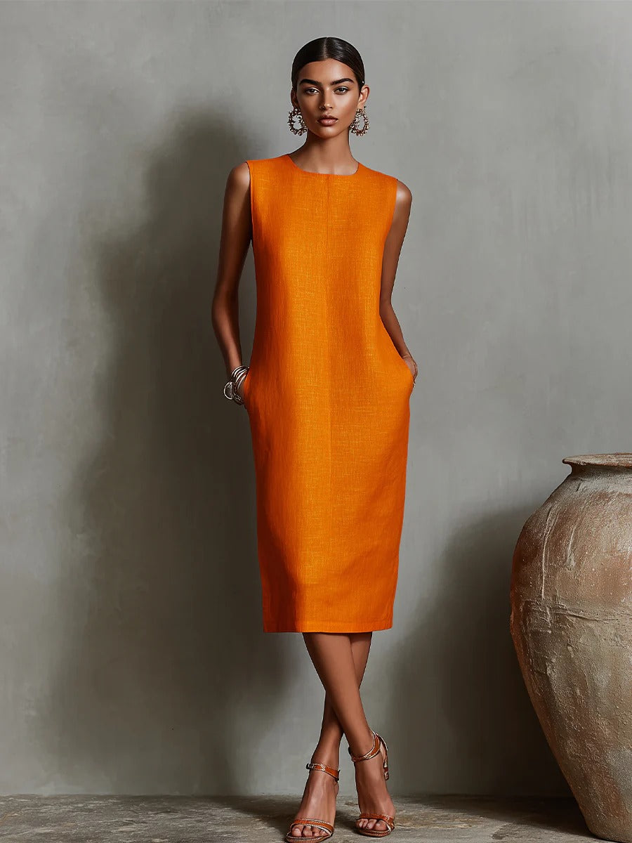 Zulema | Vestito midi in Lino