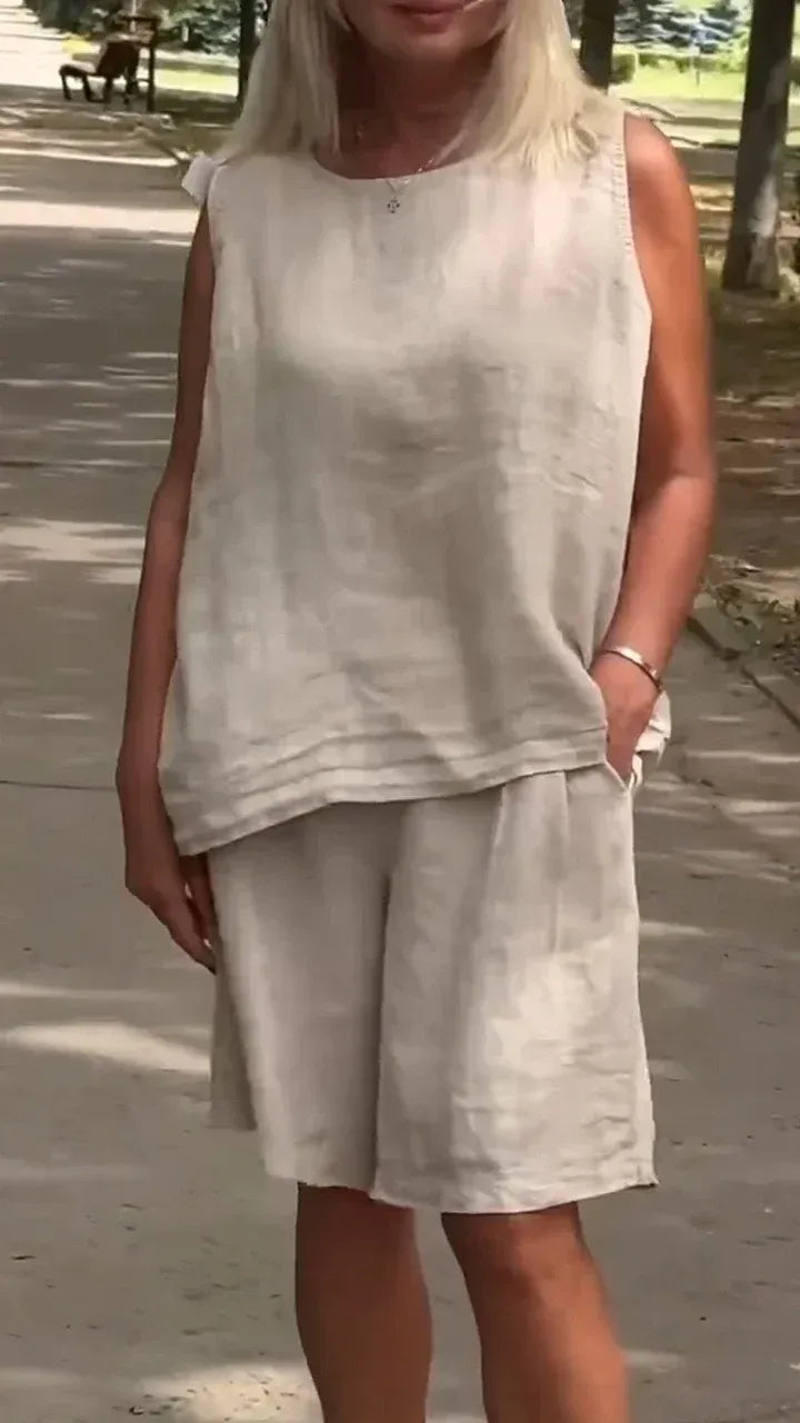 Anna | Coordinato Casual 100% Lino