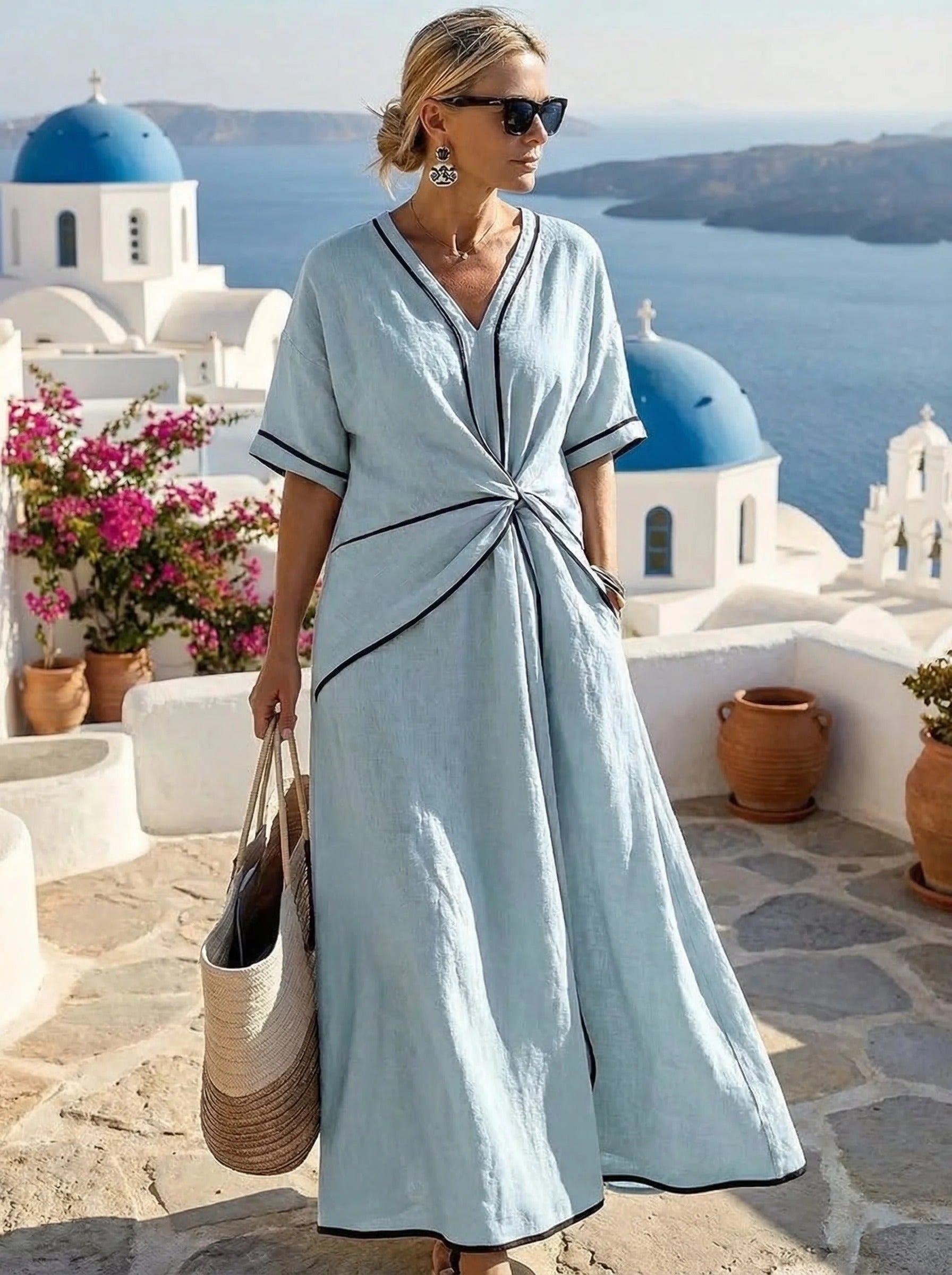 Phaedra | Coordinato con Blusa in Seta