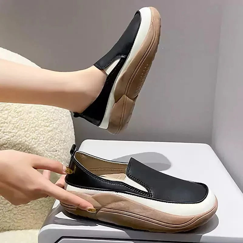 Barbara | Scarpe modello mocassino con plateau comodo