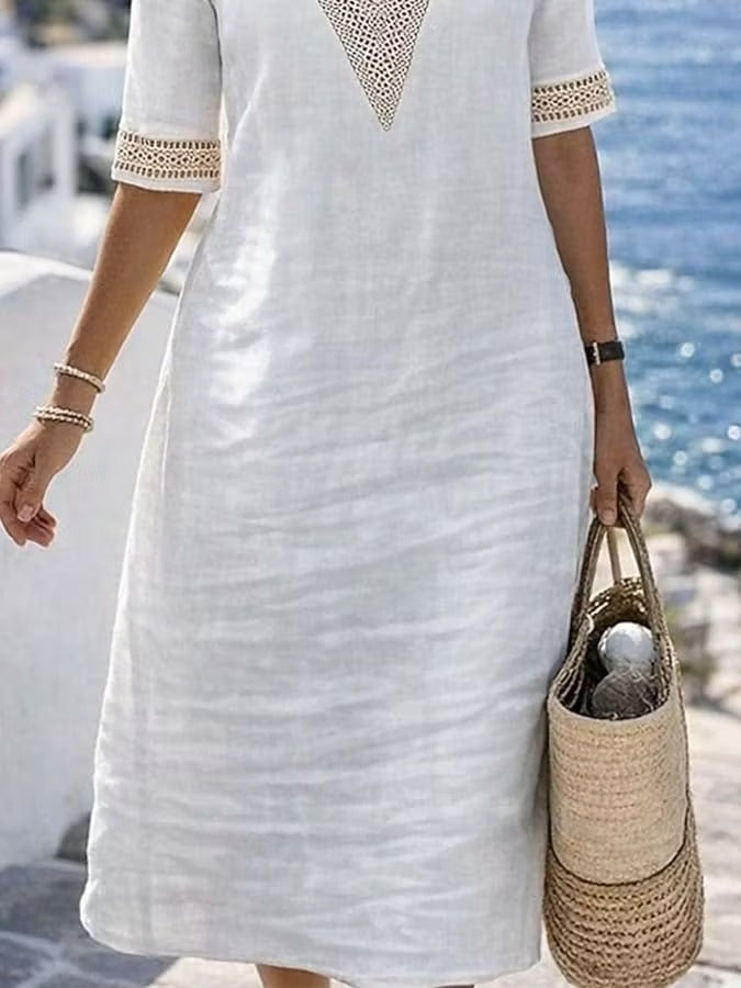 Natalia | Abito casual 100% lino
