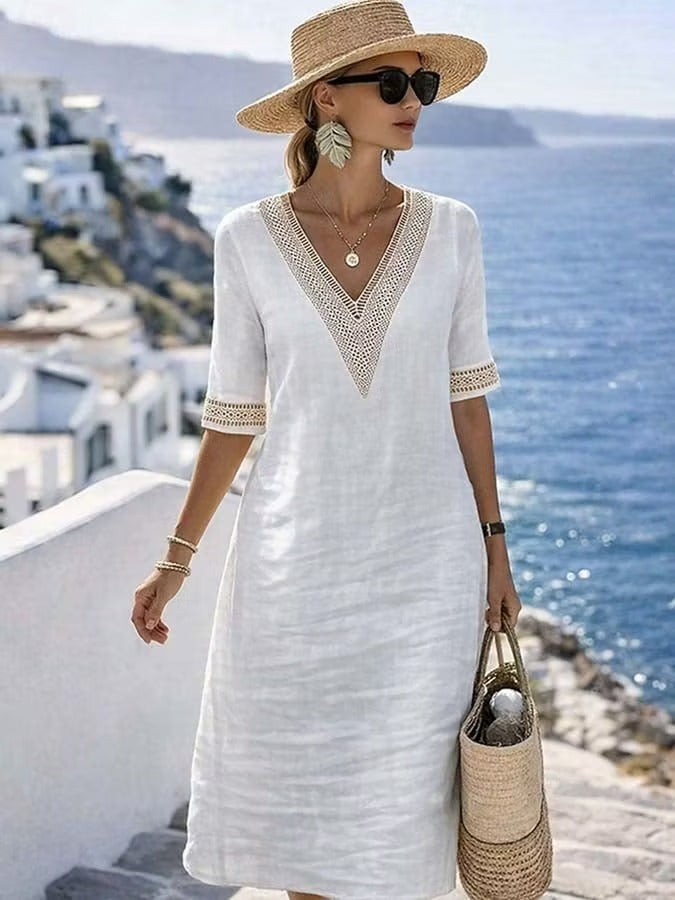 Natalia | Abito casual 100% lino