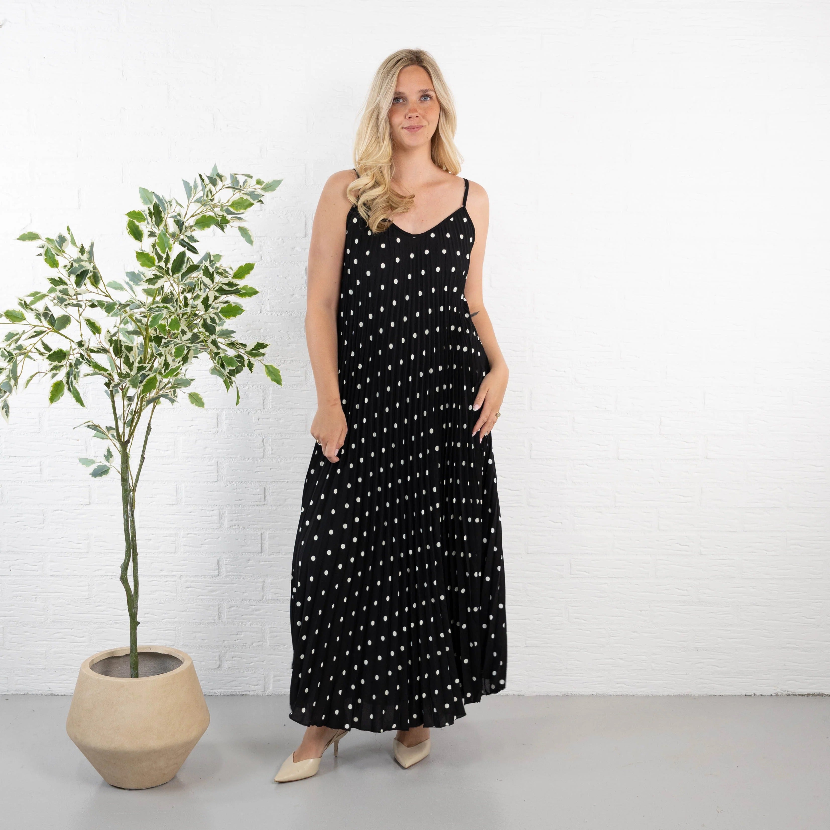 Raquel | Vestito drappeggiato in cotone