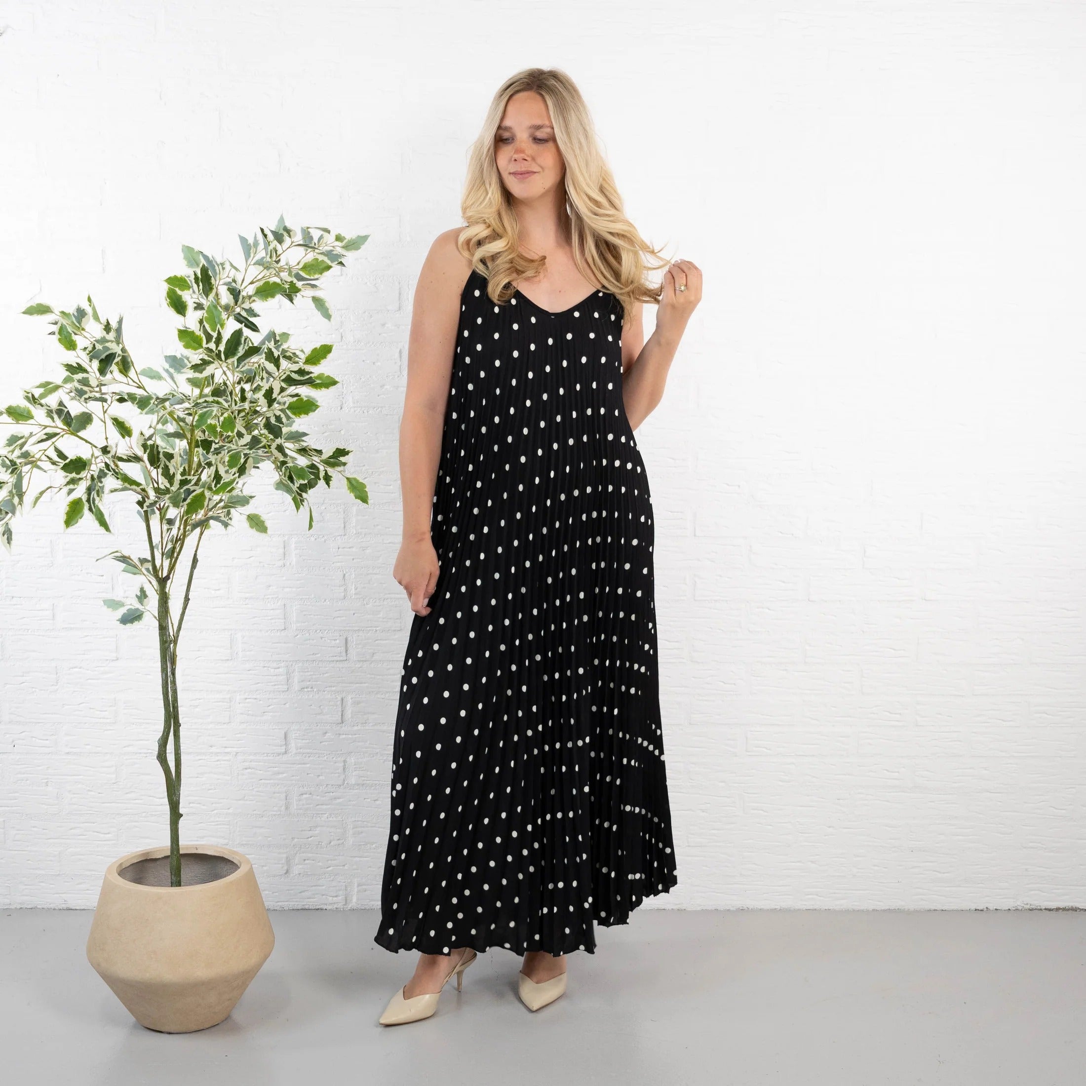 Raquel | Vestito drappeggiato in cotone