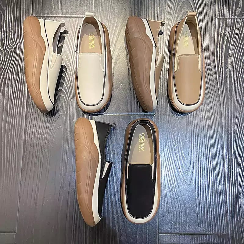 Barbara | Scarpe modello mocassino con plateau comodo