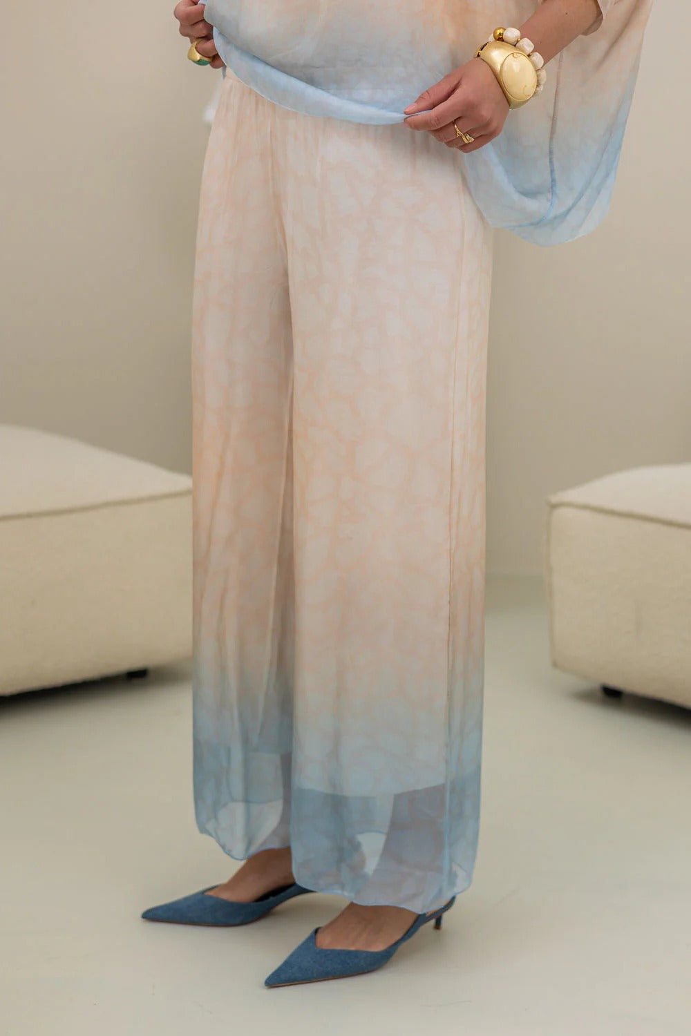 Inés | Coordinato bicolor 100% cotone