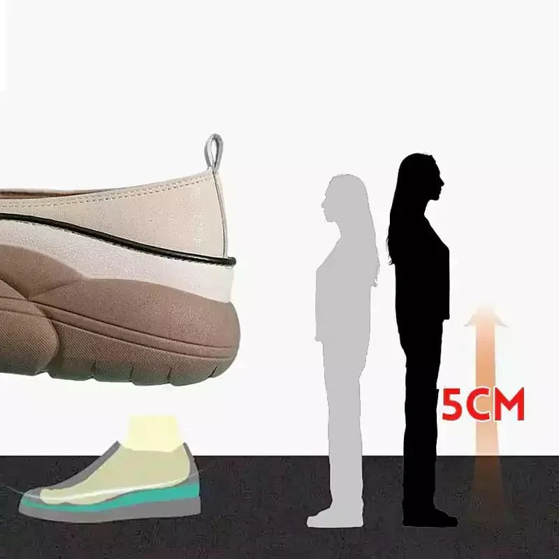 Barbara | Scarpe modello mocassino con plateau comodo