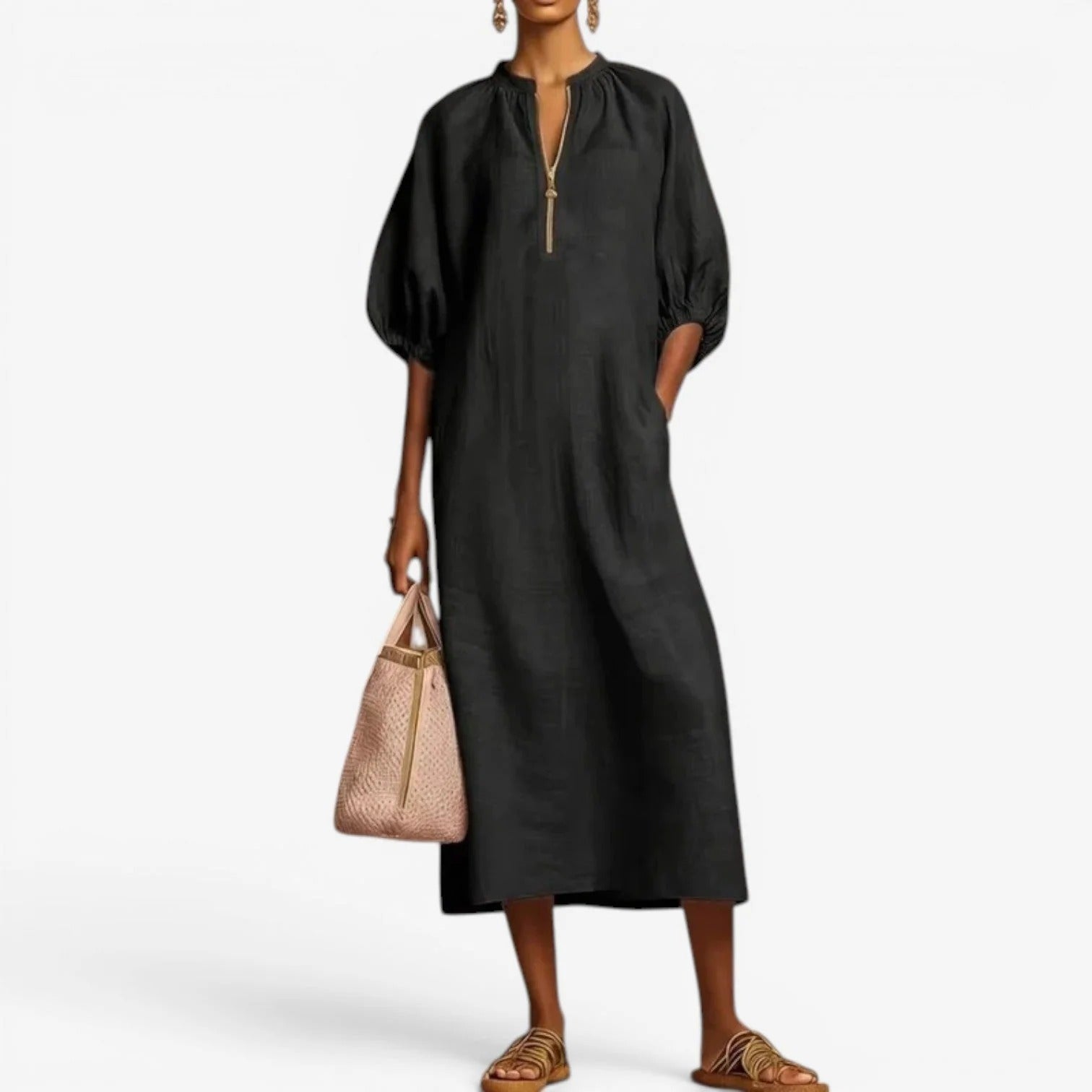 Silvia | Vestito Camicia 100% Lino