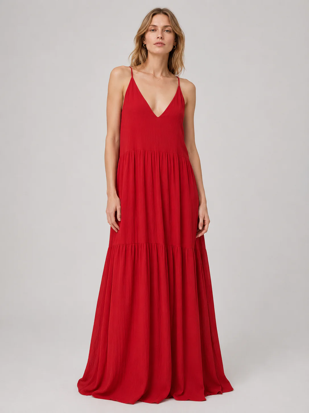 Ava | Vestito in Puro cotone con scollo a V