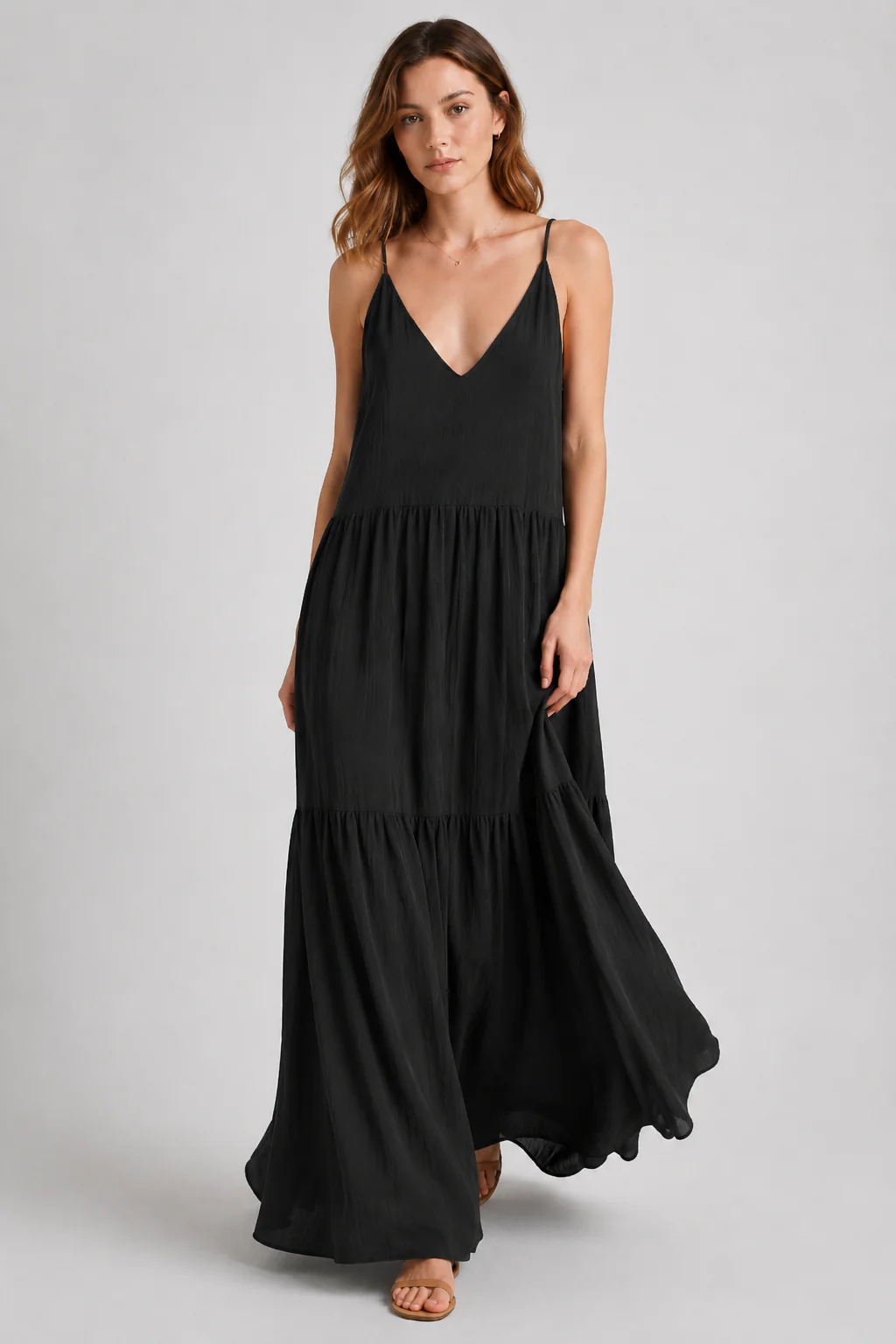 Ava | Vestito in Puro cotone con scollo a V