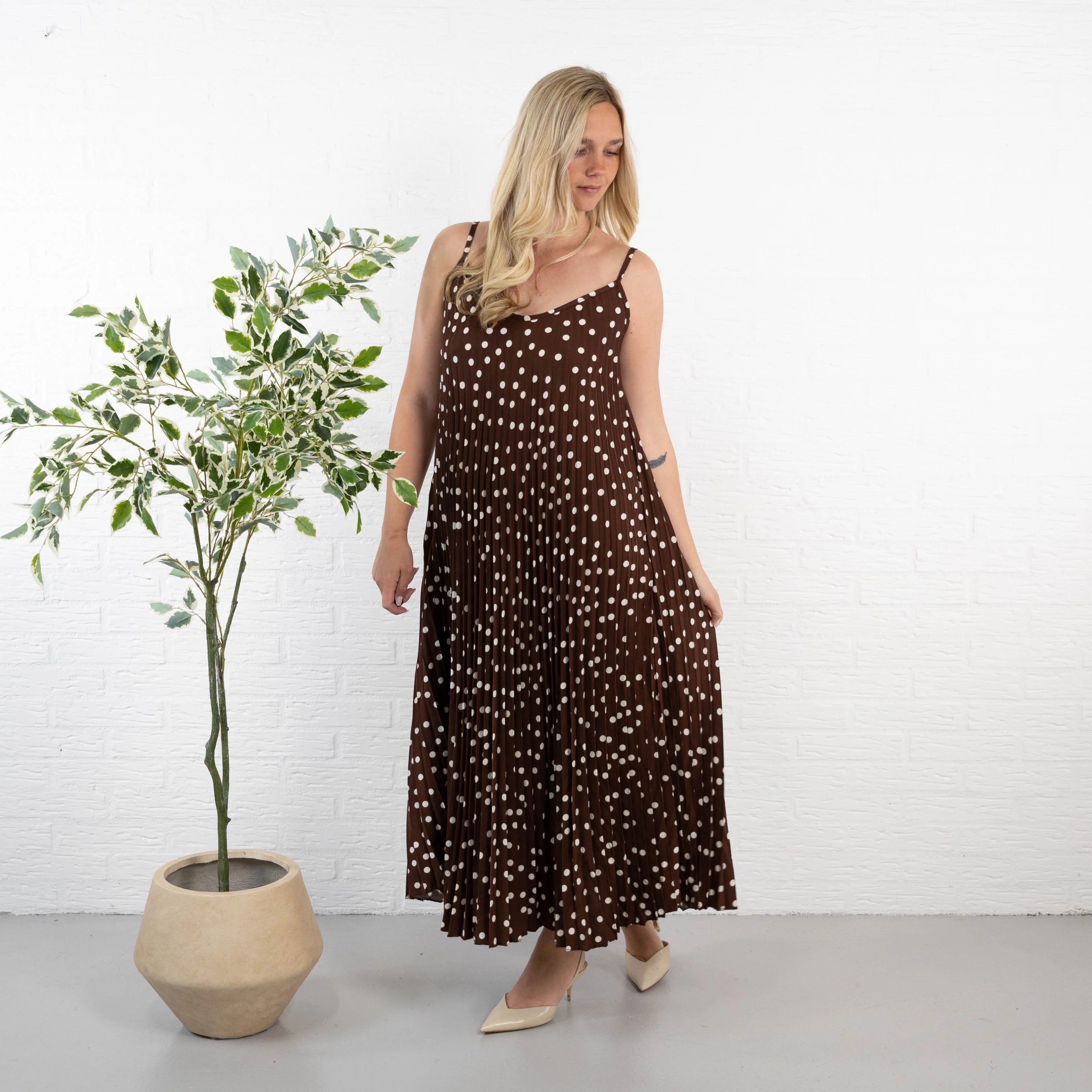 Raquel | Vestito drappeggiato in cotone
