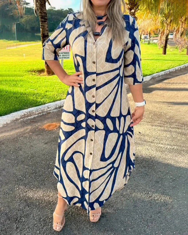Jennifer | Camicia modello vestito in cotone e seta