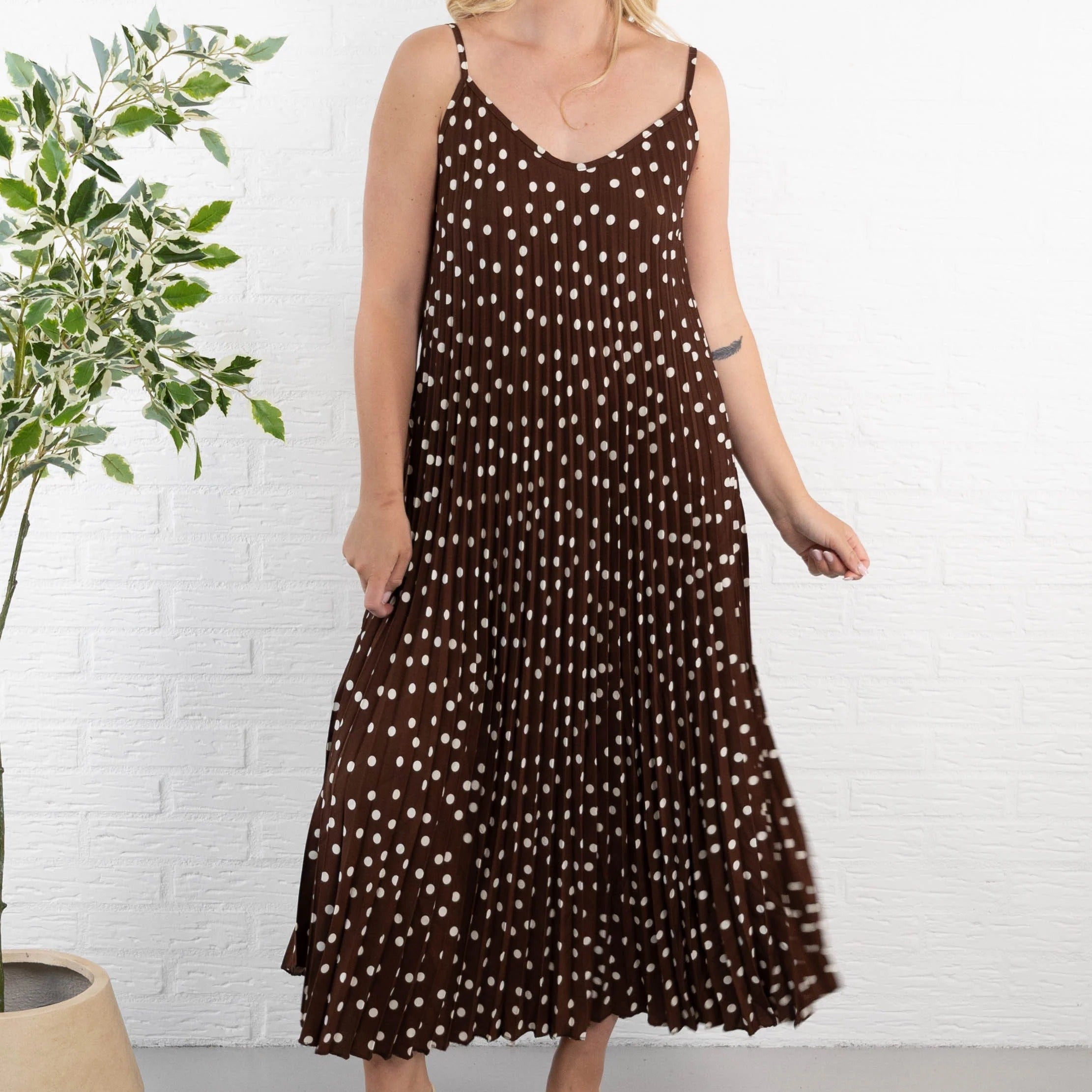 Raquel | Vestito drappeggiato in cotone