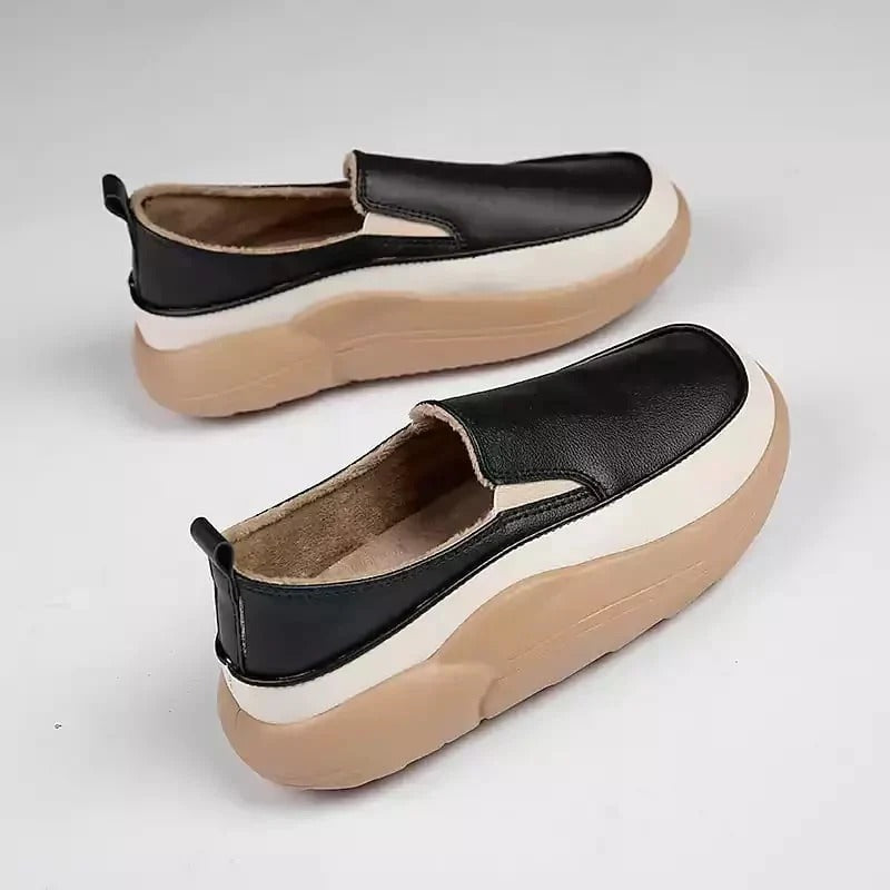 Barbara | Scarpe modello mocassino con plateau comodo