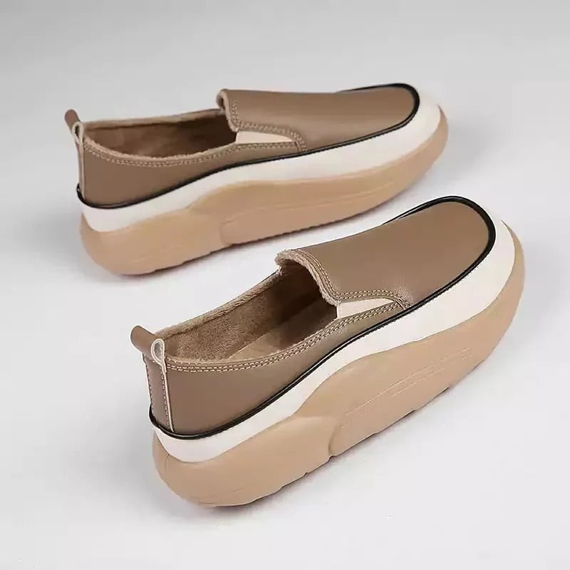 Barbara | Scarpe modello mocassino con plateau comodo