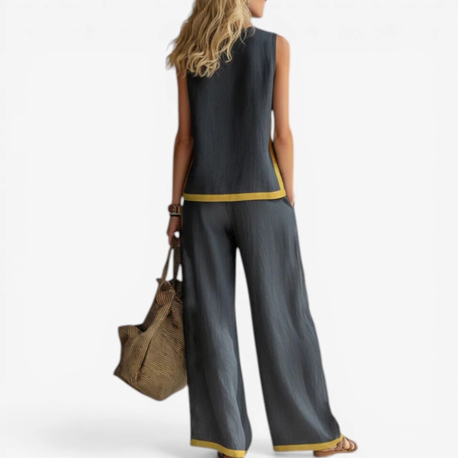 Bianca | Coordinato minimal chic in satin fluido