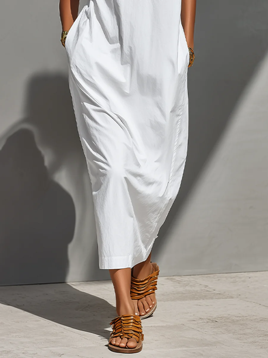 Greta | Vestito Capri in puro cotone