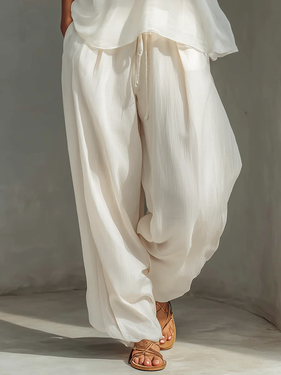 Monica | Coordinato Blusa + Pantalone in Cotone