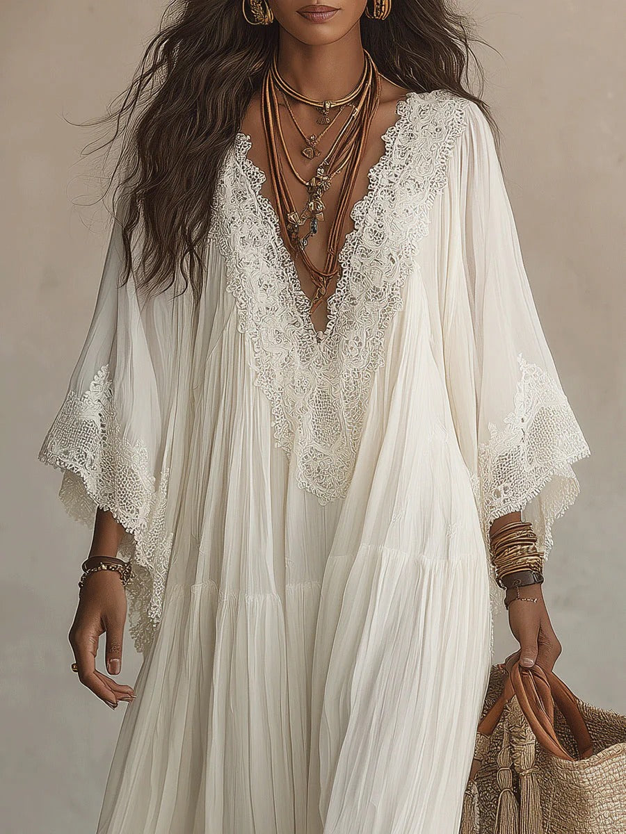Althea | Vestito morbido in Cotone e Seta