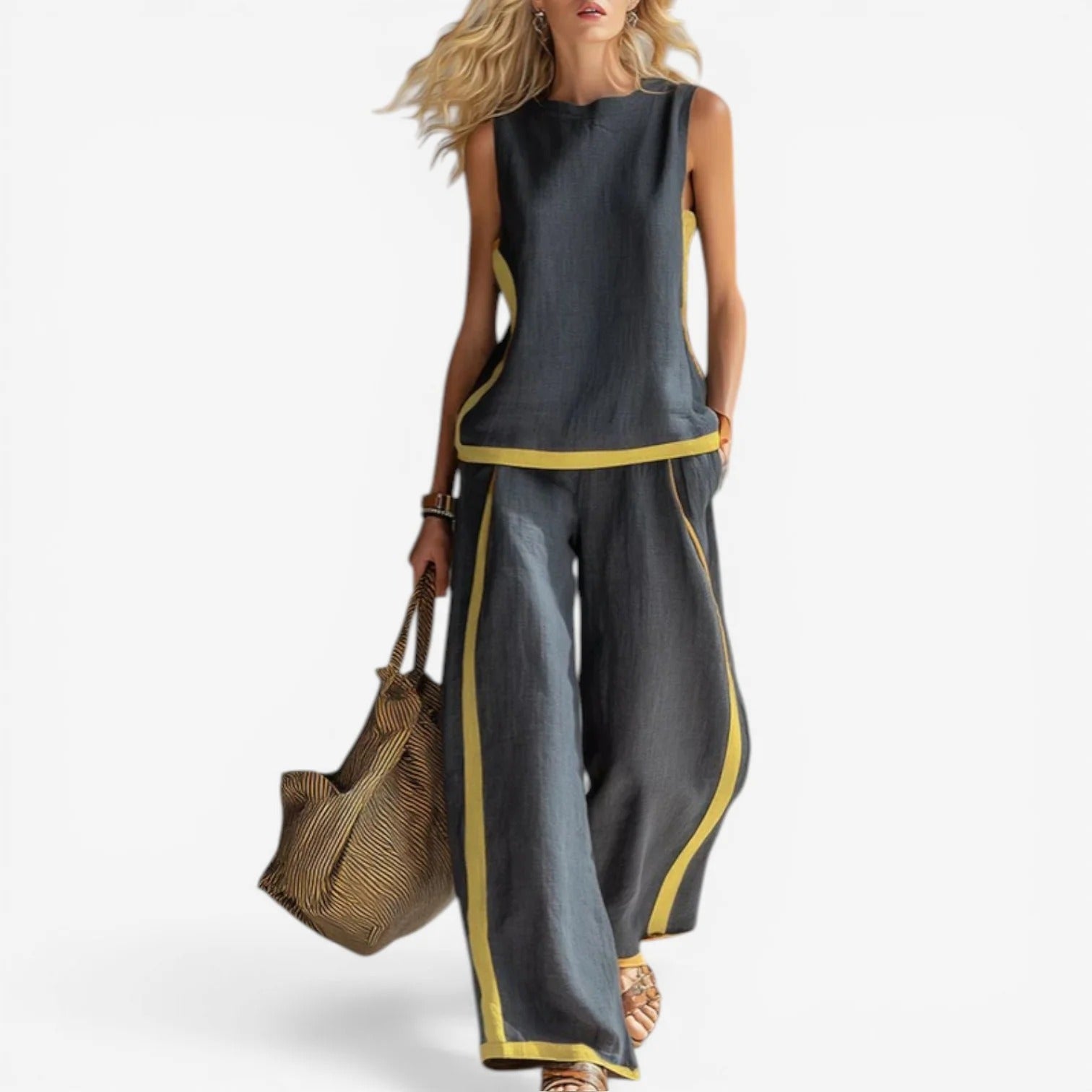 Bianca | Coordinato minimal chic in satin fluido