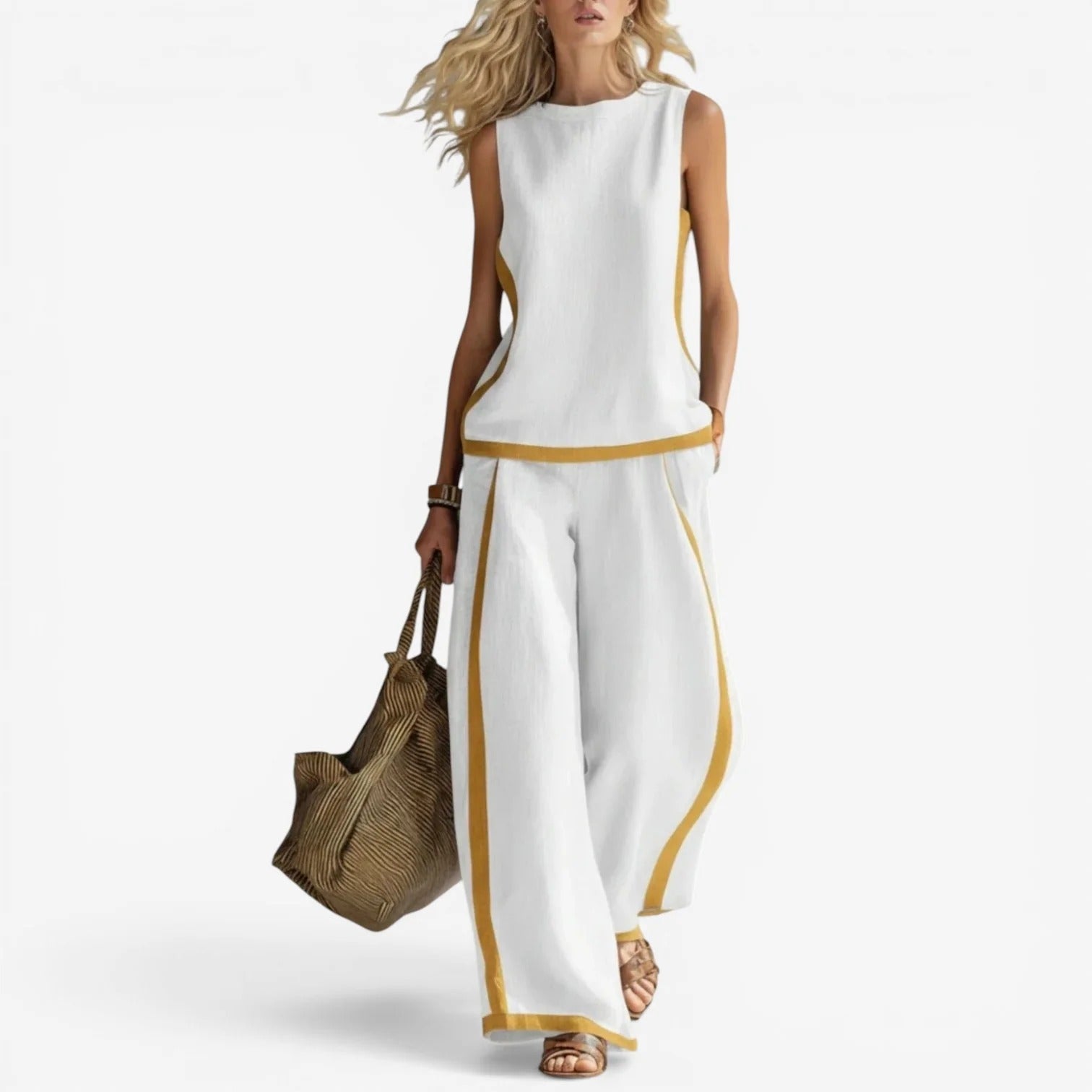Bianca | Coordinato minimal chic in satin fluido