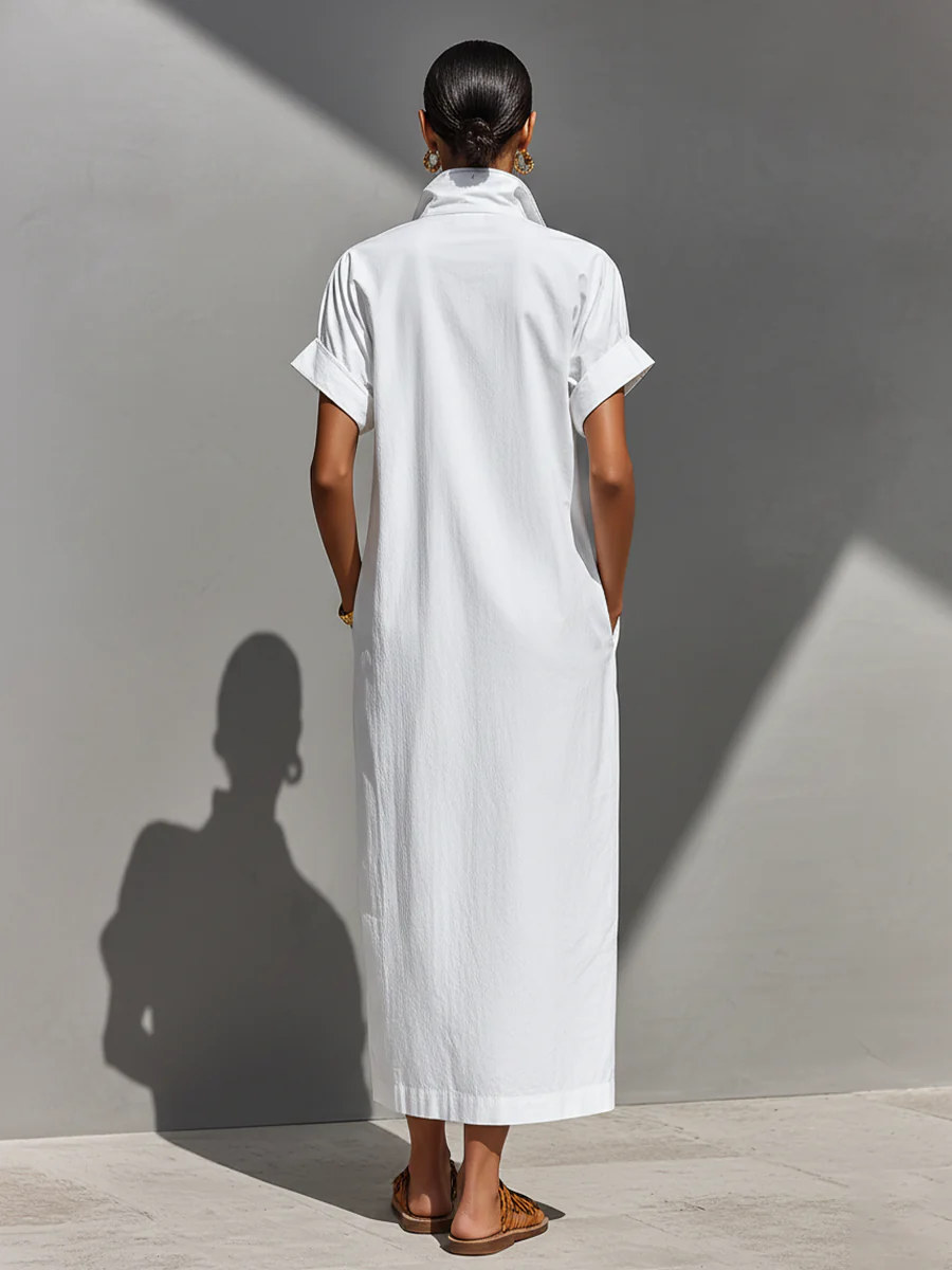 Greta | Vestito Capri in puro cotone