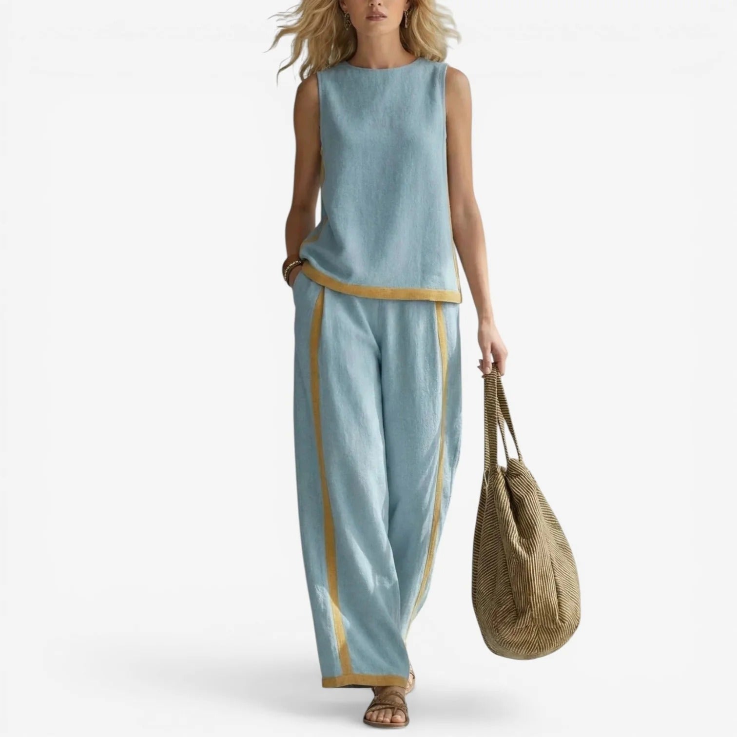Bianca | Coordinato minimal chic in satin fluido