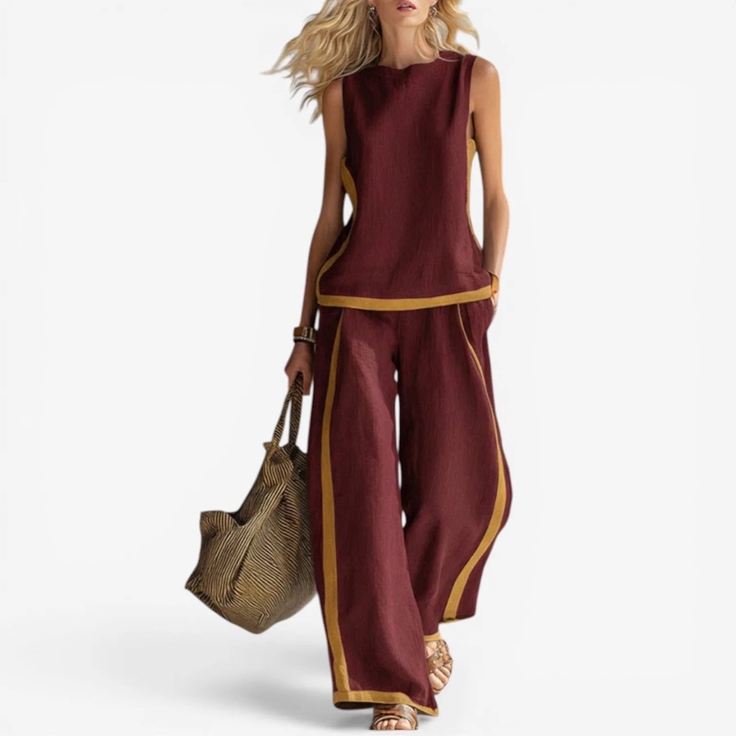 Bianca | Coordinato minimal chic in satin fluido