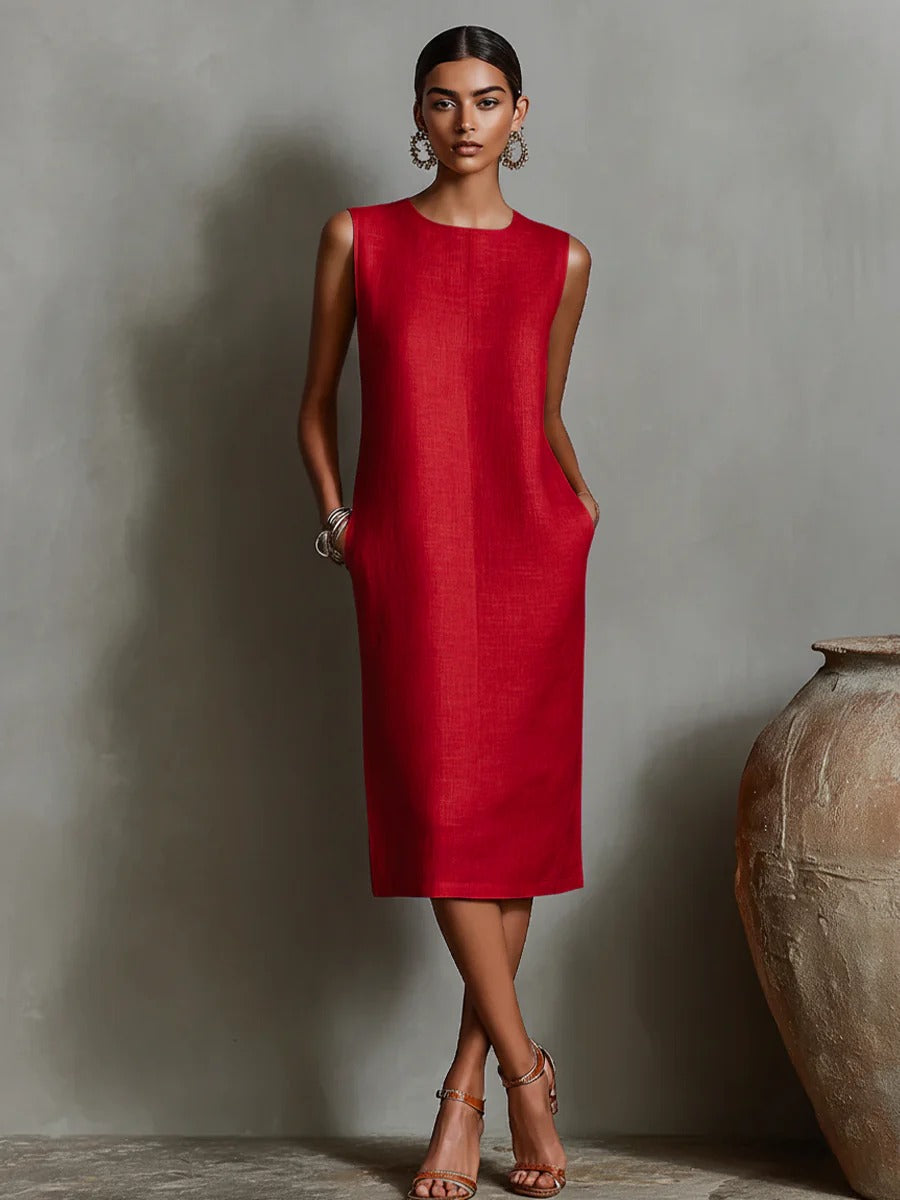 Zulema | Vestito midi in Lino